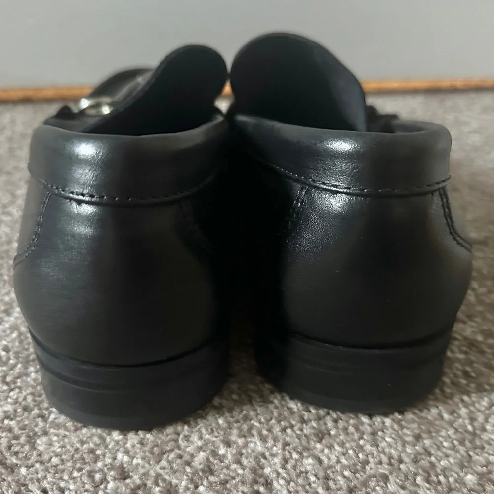 Sandro Moscoloni Sandrino Cordoba Black Leather Loafer Shoes Men’s Size 9.5 D